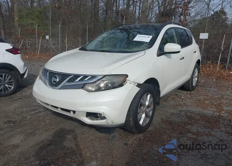 2012 Nissan Murano Sl from USA, damaged, VIN JN8AZ1MU8CW116730